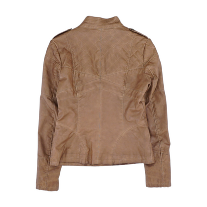 Brown Solid Jacket