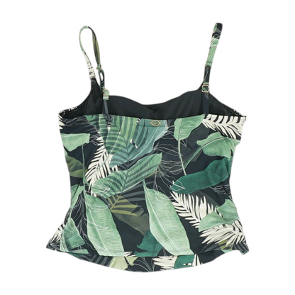 Green Tropical Swim Top