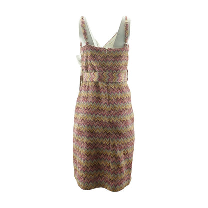 Multi Chevron Midi Dress