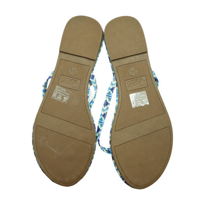 Blue Flip Flop Sandals