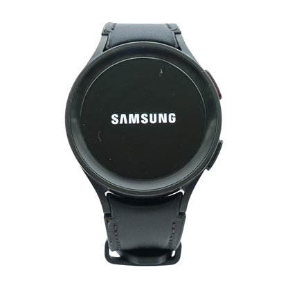 45mm Galaxy Watch5 Pro Black Smartwatch Black Band M/L