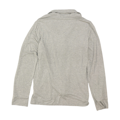 Gray Solid Pajama Top