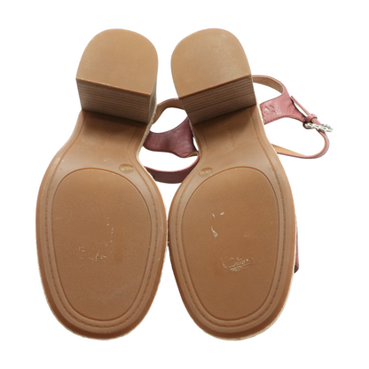 Pink Heeled Sandals