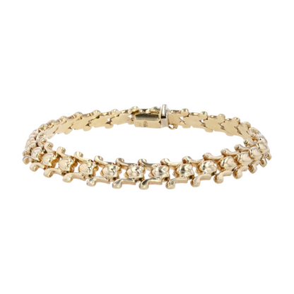 14K Yellow Gold Chain Bracelet