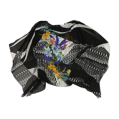Multi Graphic 3/4 Sleeve Blouse