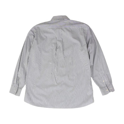 Blue Striped Long Sleeve Button Down