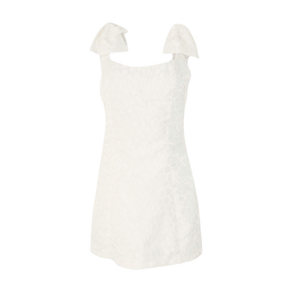 White Hearts Mini Dress