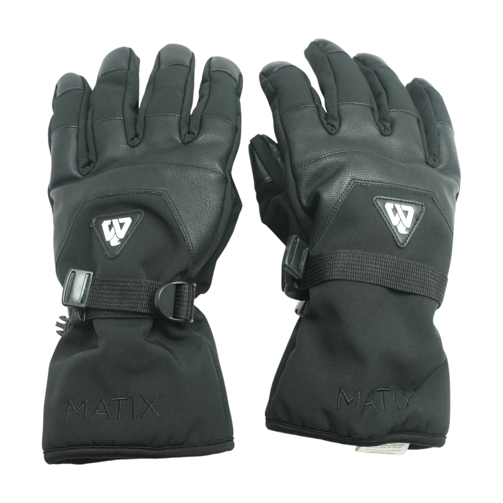 Black 100% Polyester Gloves