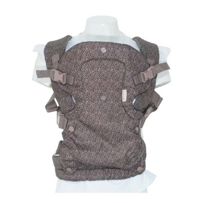 Brown Animal Print Infant Carrier
