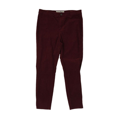 Burgundy Casual Pants