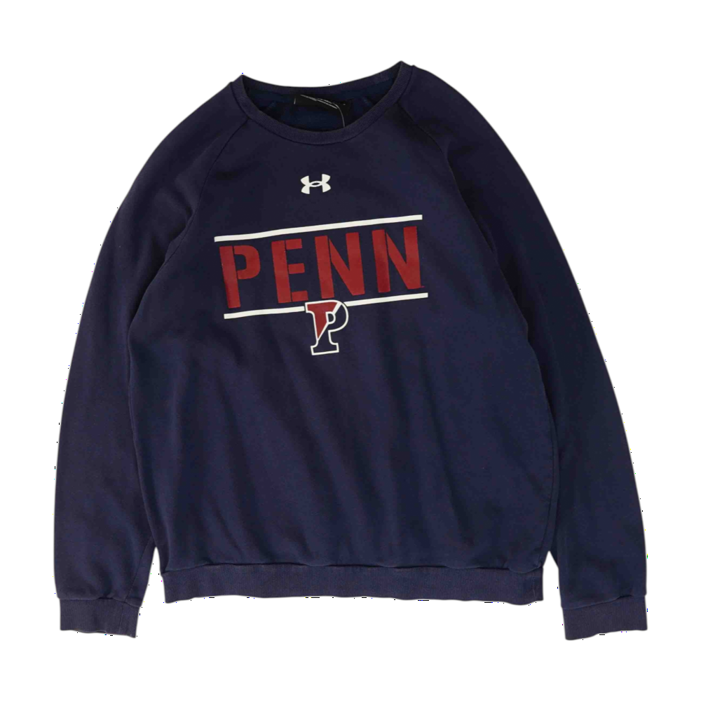 Navy Solid Sweatshirt Pullover