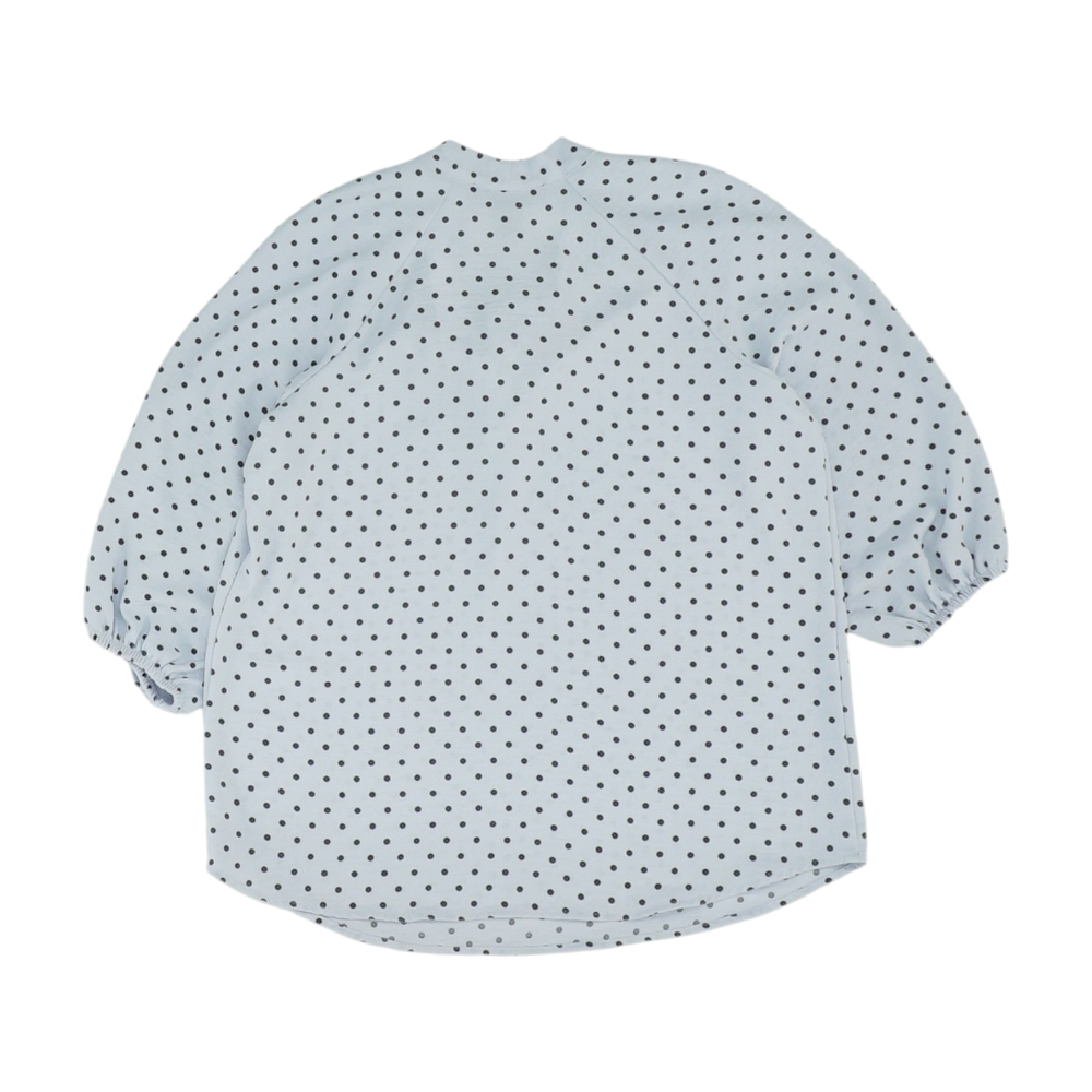 Blue Polka Dot Blouse