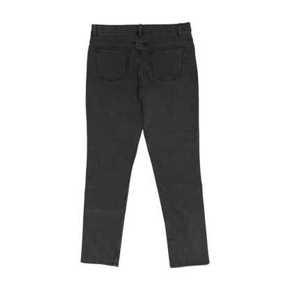 Gray Solid Slim Jeans
