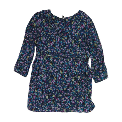 Blue Floral Blouse