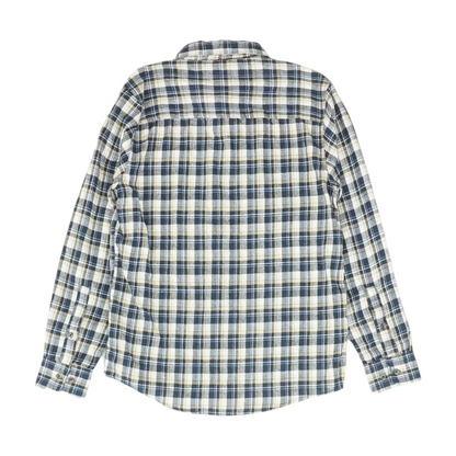Blue Plaid Flannel Button Down