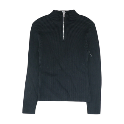 Black 1/4 Zip Sweater