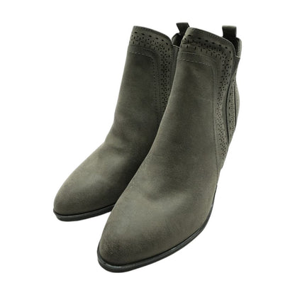 Gray Ankle Boots