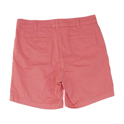 Pink Solid Chino Shorts