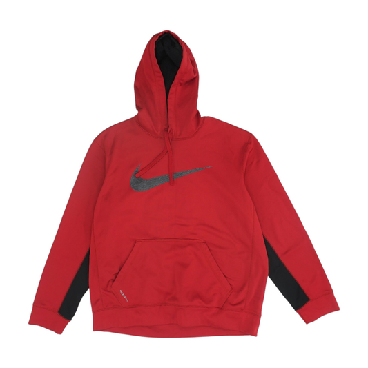 Red Solid Hoodie Pullover