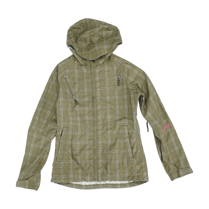 Green Plaid Rain Jacket