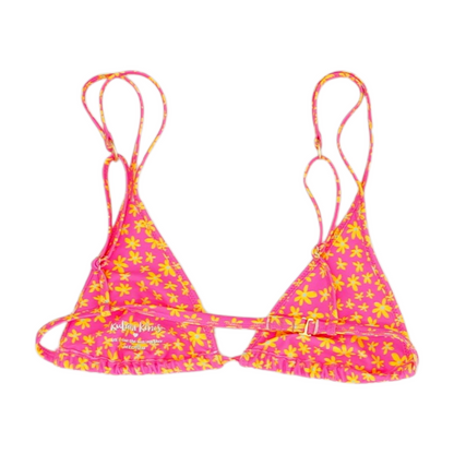 Pink Floral Swim Top