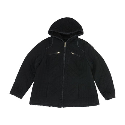 Black Plus Puffer Jacket