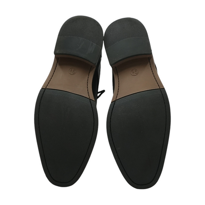 Black Lace-Up Casual Shoes