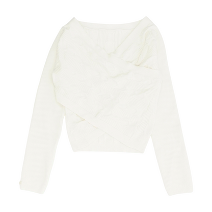 White Pullover Sweater
