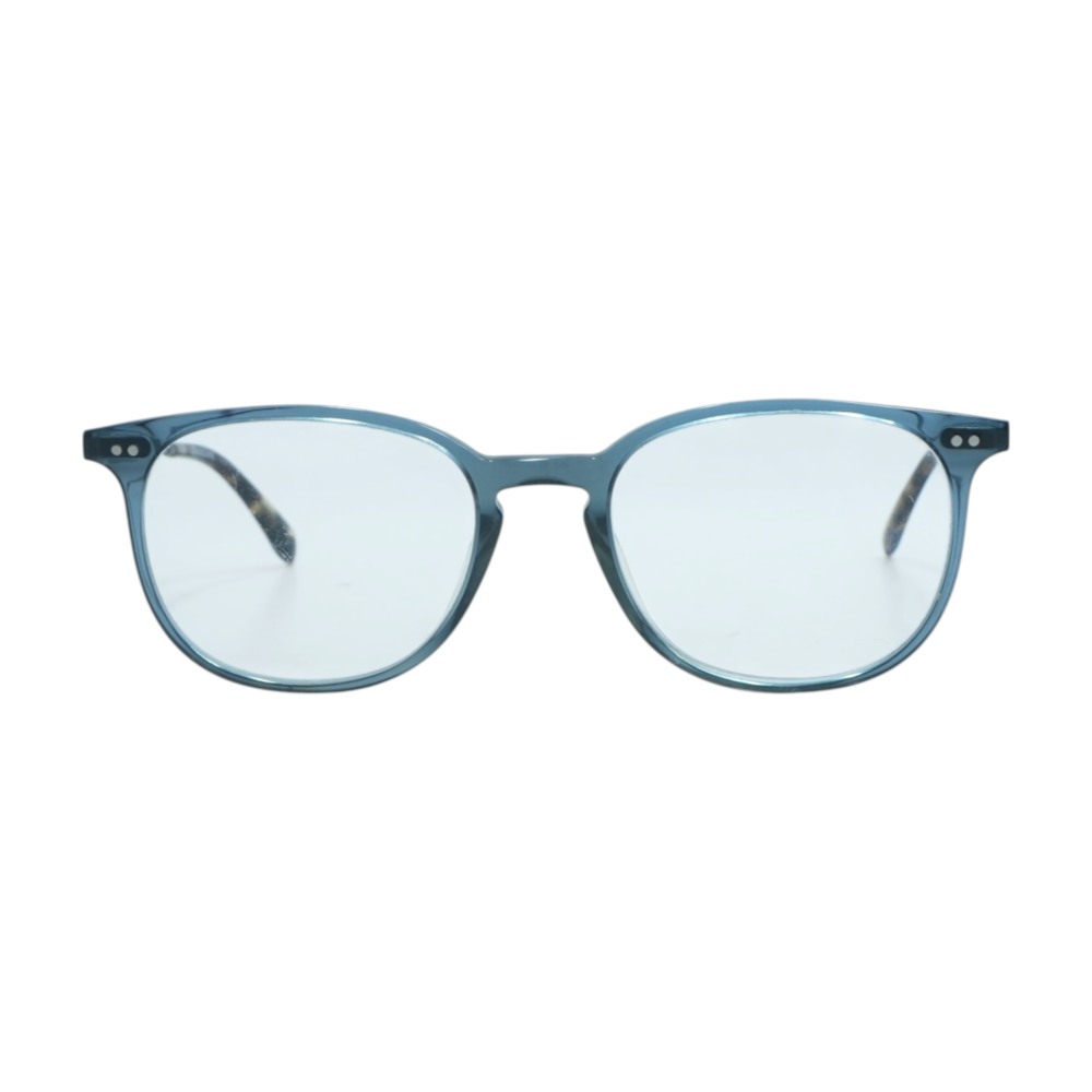 Blue Unknown Square Prescription Eyewear