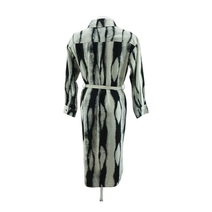 Gray Misc Midi Dress
