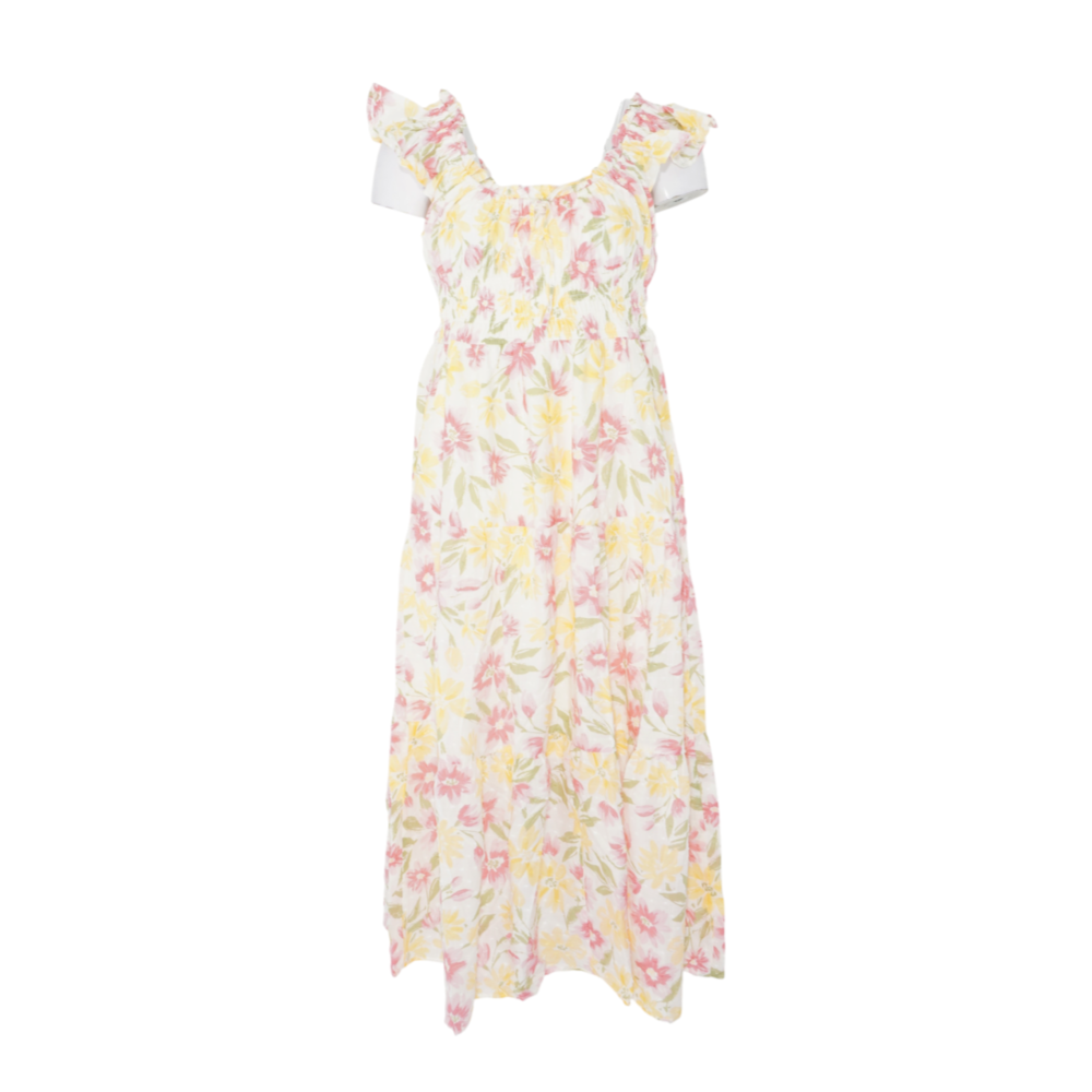 Multi Floral Midi Dress