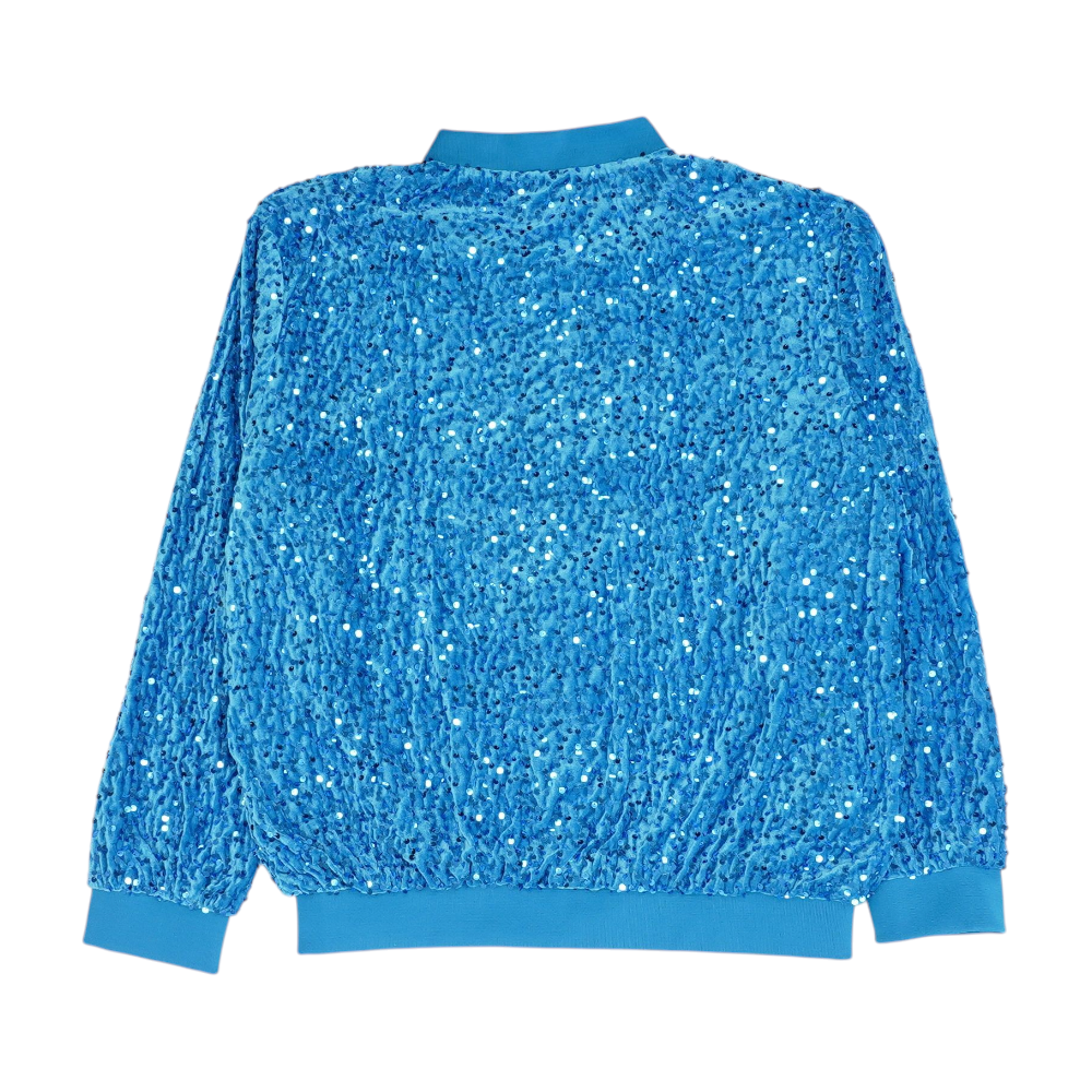 Blue Solid Active Jacket