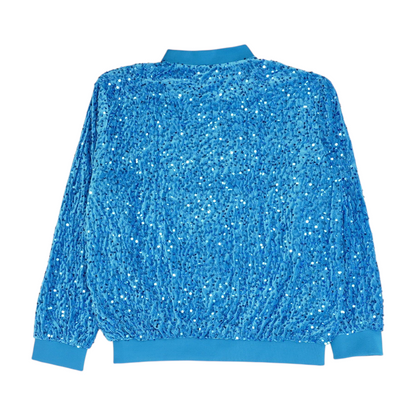 Blue Solid Active Jacket