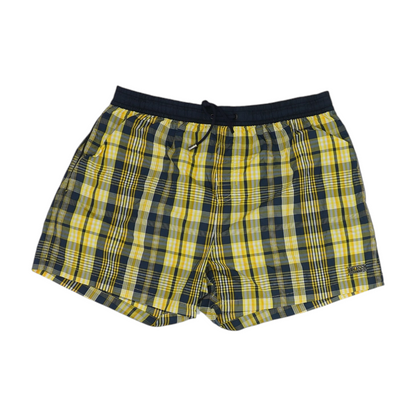 Yellow Plaid Swim Bottom