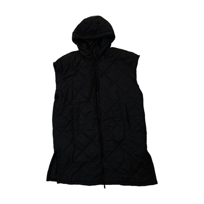 Black Plus Solid Casual Vest