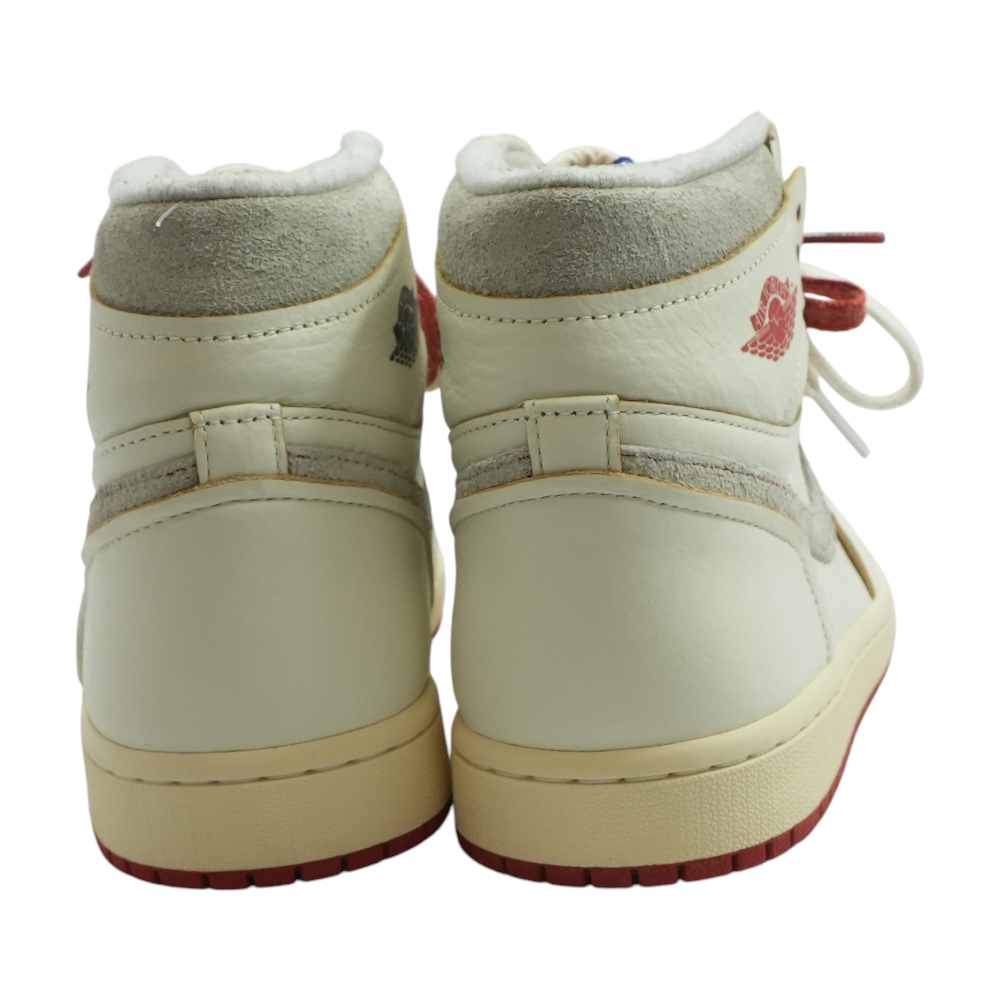Jordan 1 Retro High Rare Air Sail Cinnabar High-Top Athletic Shoes
