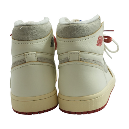 Jordan 1 Retro High Rare Air Sail Cinnabar High-Top Athletic Shoes