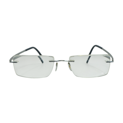 Silver 5529 Rectangle Prescription Eyewear