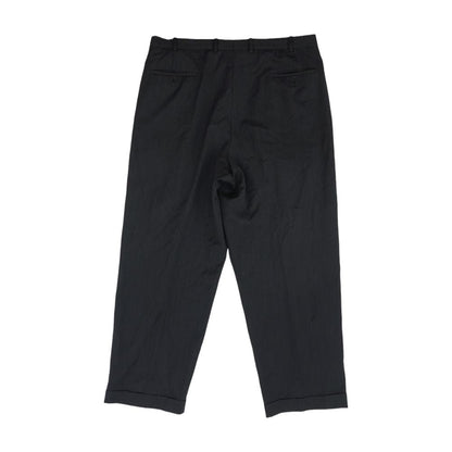 Charcoal Solid Dress Pants