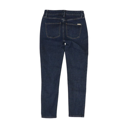 Navy Solid Skinny Leg Jeans
