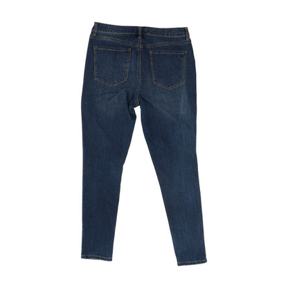 Blue High Rise Skinny Leg Jeans