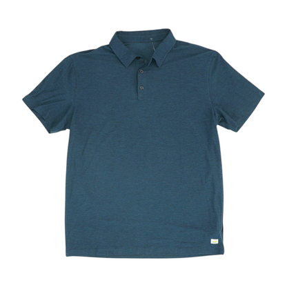 Teal Solid Short Sleeve Polo