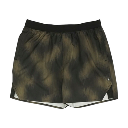 Green Print Active Shorts
