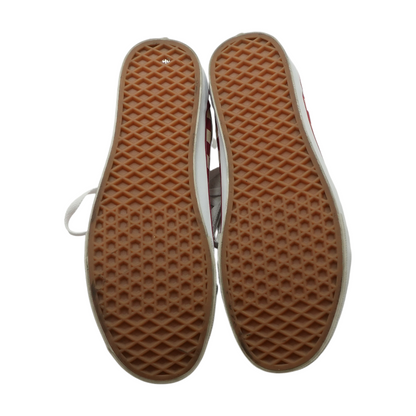 Red Low-Top Athletic Shoes