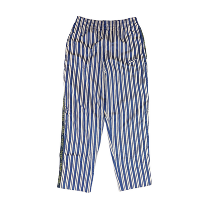 Navy Striped Regular Pants