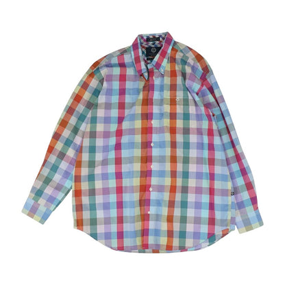 Multi Check Long Sleeve Button Down