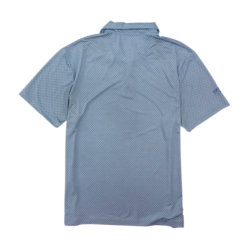 Blue Print Short Sleeve Polo