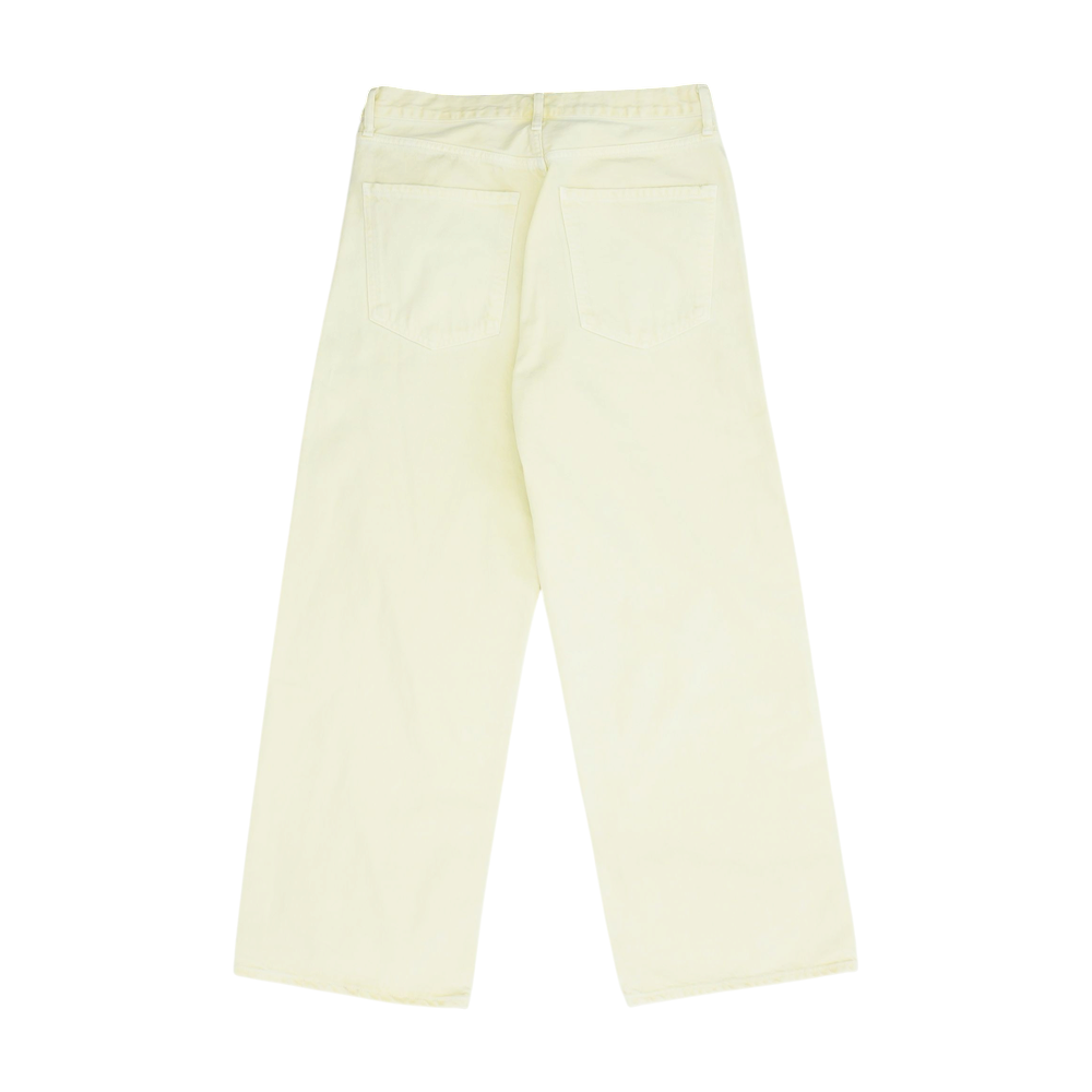 Yellow Straight Jeans