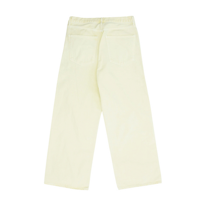 Yellow Straight Jeans