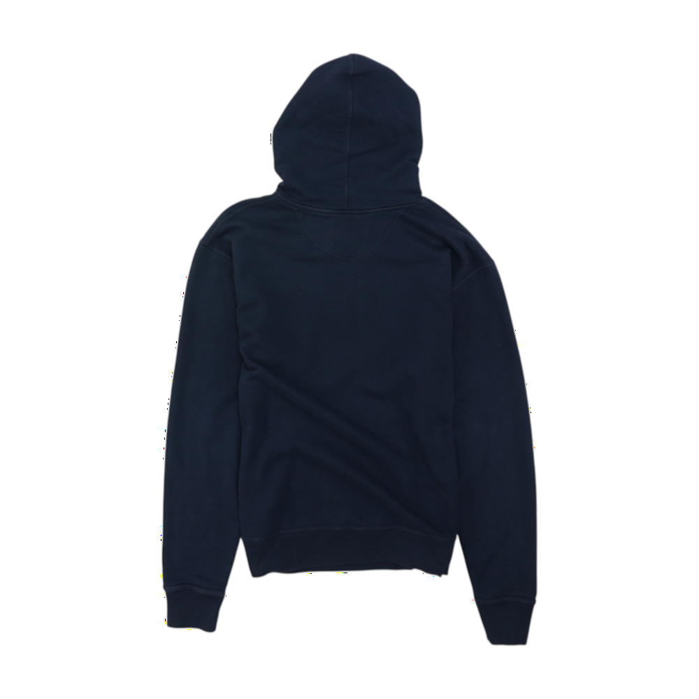 Navy Solid Hoodie Pullover